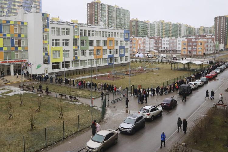 Russia sees polling station protests with Putin set to extend long rule | CNN